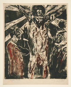 İsa çarmıhta by Lovis Corinth
