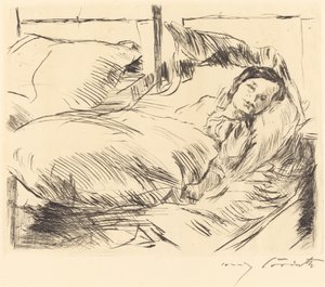 Hasta Çocuk Hasta Çocuk, 1918. by Lovis Corinth