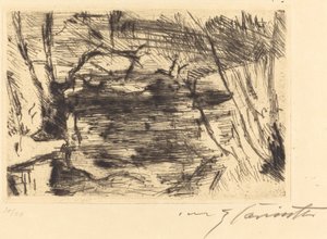 Der Neue See (Yeni Göl) by Lovis Corinth