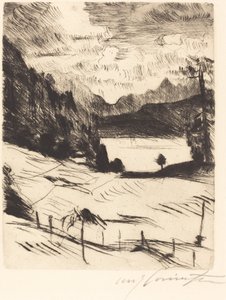 Der Walchensee Walchensee, 1920. by Lovis Corinth
