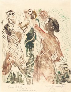 Güney Şelalesi İnsanın Düşüşü, 1919. by Lovis Corinth