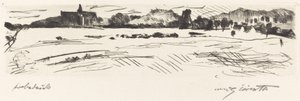 Dunes ile Manzara, 1917. by Lovis Corinth