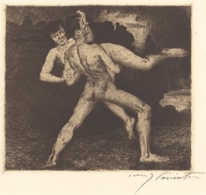 Kaçırma Kaçırma, 1894. by Lovis Corinth