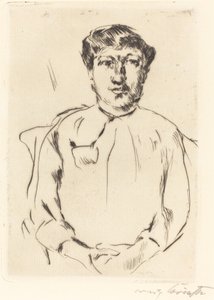 Bir Kadının Portresi by Lovis Corinth