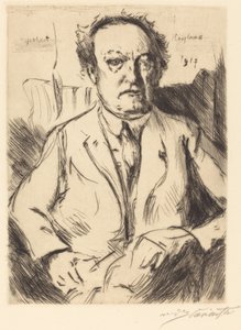 Gerhart Hauptman by Lovis Corinth