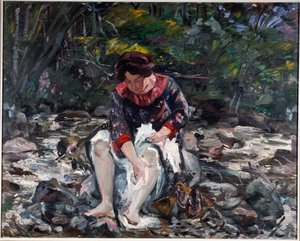 Deredeki Kız, 1913 by Lovis Corinth