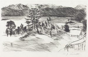 Büyük Walchen Deniz Manzarası by Lovis Corinth
