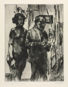 Stüdyoda by Lovis Corinth