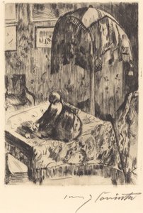 Lambaderli İç Mekan by Lovis Corinth