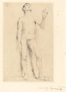 Çıplak Genç Erkek Çıplak, 1905. by Lovis Corinth