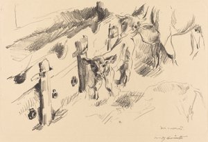 Buzağılar Buzağılar, 1912. by Lovis Corinth