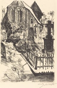 Kirchhof (Mezarlık) by Lovis Corinth