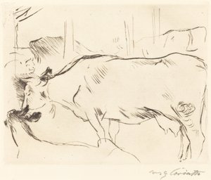 Kuhstall II (İnek Ahırı II) by Lovis Corinth