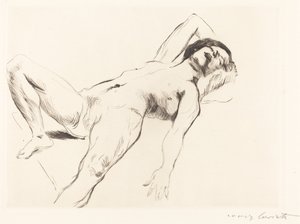Yatan Kadın Çıplak I Uzanmış Kadın Çıplak I, 1912. by Lovis Corinth