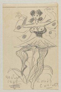 Lovis Corinth ve Carl Strathmann by Lovis Corinth