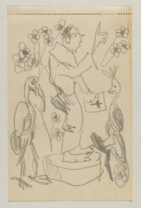 Lovis Corinth ve Carl Strathmann by Lovis Corinth