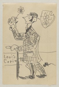 Lovis Corinth ve Carl Strathmann by Lovis Corinth