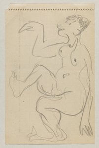 Lovis Corinth ve Carl Strathmann by Lovis Corinth