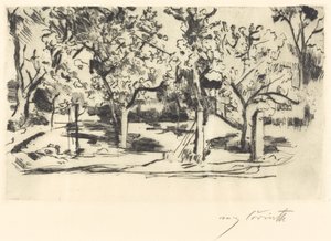 Meyve Bahçesi, 1918. by Lovis Corinth