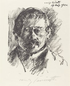 Otoportre, 1920. by Lovis Corinth