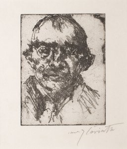 kendi kendine portre by Lovis Corinth