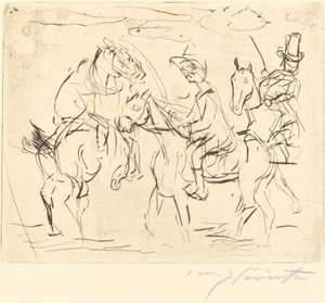 Pazar Binicileri by Lovis Corinth