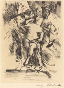 Susanna im Bade (Susanna Banyoda) by Lovis Corinth