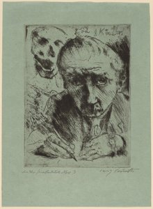 Ölüm ve Sanatçı by Lovis Corinth