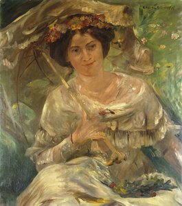 Güneşteki Kadın; Güneşli Kadın, 1910 by Lovis Corinth