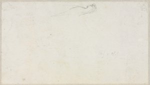 Bir Sfenks Kroki [?] (verso) by Luc Olivier Merson