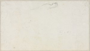 Bir Sfenks taslağı [] verso, c. 1879-80.
