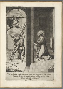 Filippo Neri, Vallicella Life of Saint Filippo Neri'de (dizi adı) Mary'yi Santa Maria'nın çatısını taşırken görüyor