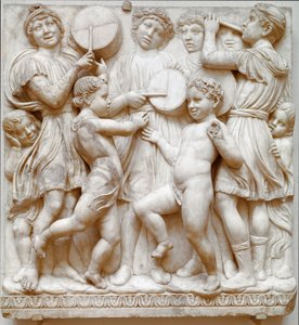 La Cantoria (Bas kabartma mermer by Luca Della Robbia