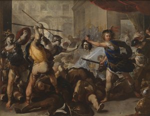 Perseus, Phineas ve Takipçilerini Taşa Dönüştürüyor, 1680