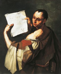 Filozof veya Aziz (tuval üzerine yağlı boya) by Luca Giordano
