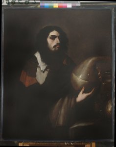 Kimyasal veya simyacı olarak otoportre, c.1660 (tuval üzerine yağlı boya) by Luca Giordano