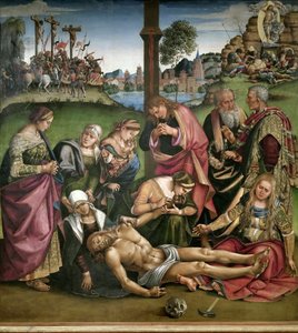 Ölü İsa Üzerine Ağıt, 1502. by Luca Signorelli