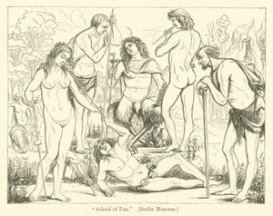 Pan Okulu (gravür) by Luca Signorelli