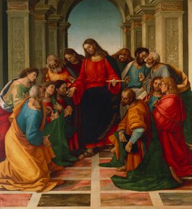 Havarilerin Cemaati, Luca Signorelli (yaklaşık 1445-1523) by Luca Signorelli