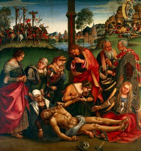 Ölü Mesih Üzerine Yas tutma veya Ağıt by Luca Signorelli