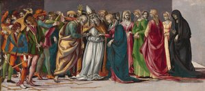 Bakirenin Evliliği, c. 14901491. by Luca Signorelli