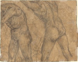 İki Çıplak Figür [verso] by Luca Signorelli
