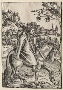 At sırtında bir çocuk by Lucas Cranach