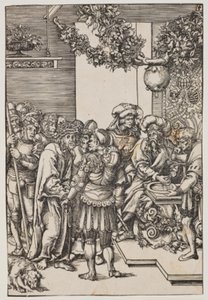 Pilatus Ellerini Yıkar by Lucas Cranach d.Æ.