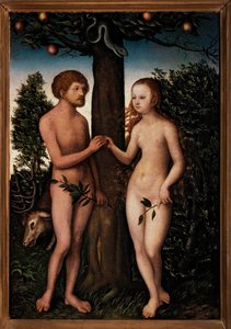 Adem ve Havva. by Lucas Cranach the Elder