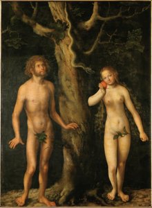 Adem ve Havva by Lucas Cranach the Elder
