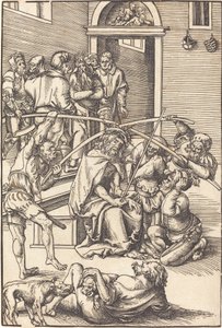 Dikenlerle Taçlandırılan İsa by Lucas Cranach the Elder