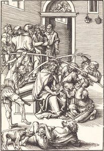 Dikenlerle Taçlandırılan İsa by Lucas Cranach the Elder