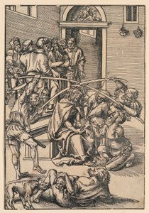 Dikenlerin Taçlanması, "Tutku"dan bir örnek by Lucas Cranach the Elder