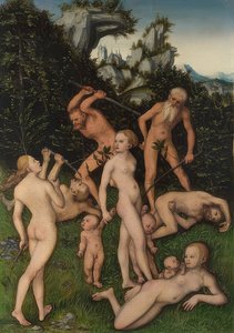 Gümüş çağın sonu (?). 1530 civarında by Lucas Cranach the Elder